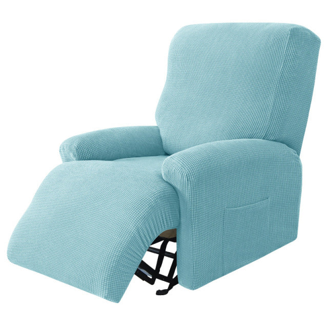 Split Design Recliner Chair Stretchy Cover - Image 32
