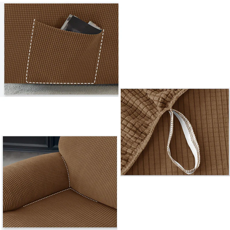 Split Design Recliner Chair Stretchy Cover - Image 33