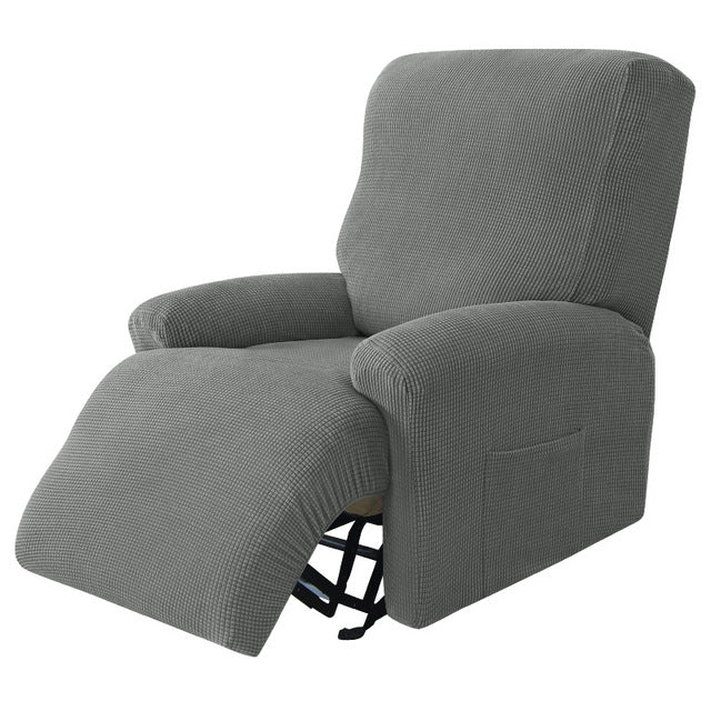 Split Design Recliner Chair Stretchy Cover - Image 39