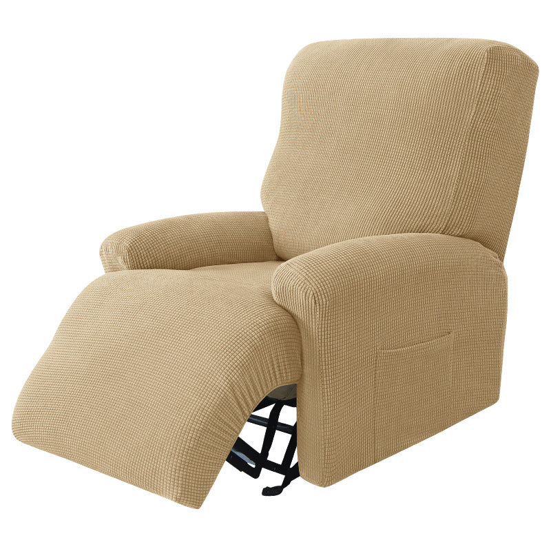 Split Design Recliner Chair Stretchy Cover - Image 8