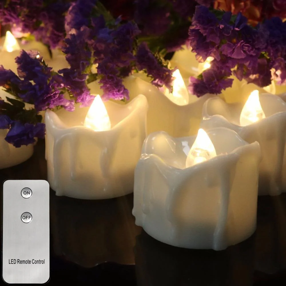 Remote Tea light Candles 12 Pieces Set - Image 4