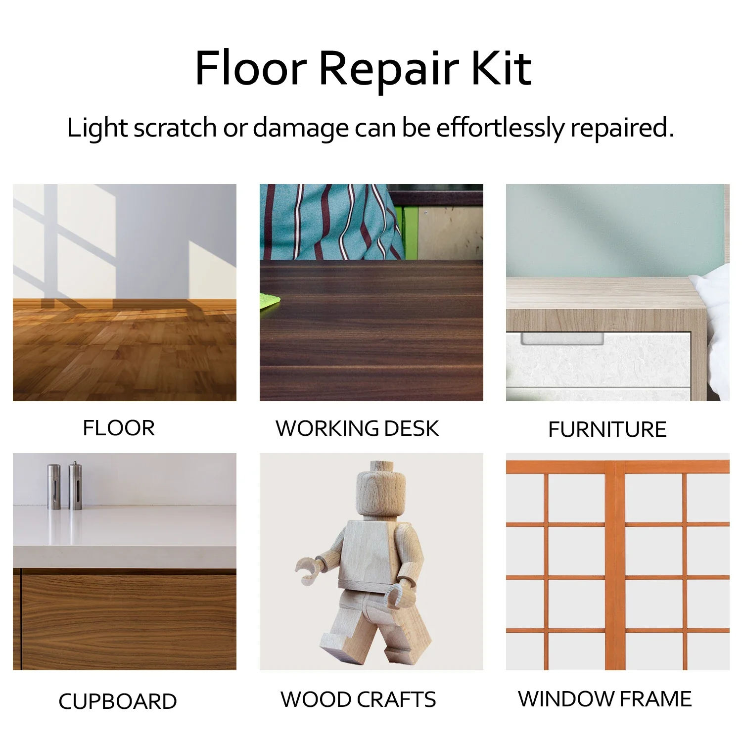DIY Wax Repair Kit for Wood and Laminate Floors – Multifunctional & Easy to Use - Image 4