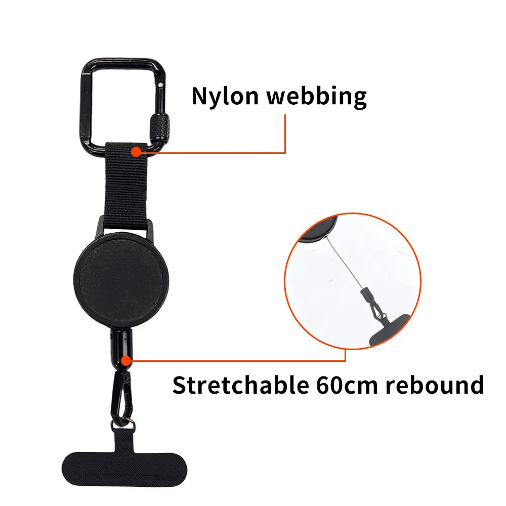 DropGuard Retractable Anti-Drop & Loss Carabiner Clip Attachment Phone Holder - Image 12
