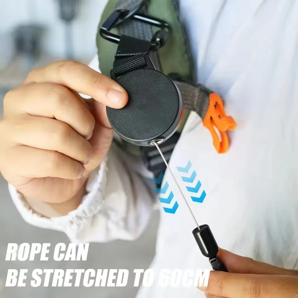 DropGuard Retractable Anti-Drop & Loss Carabiner Clip Attachment Phone Holder - Image 4