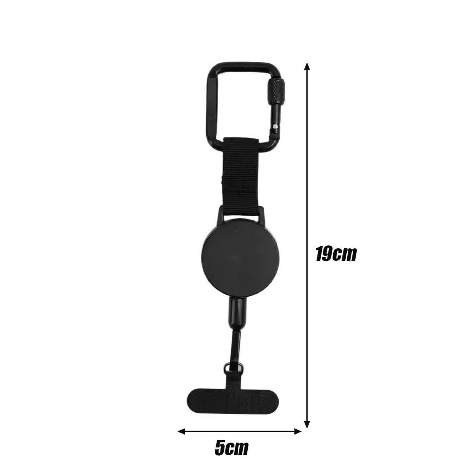 DropGuard Retractable Anti-Drop & Loss Carabiner Clip Attachment Phone Holder - Image 8