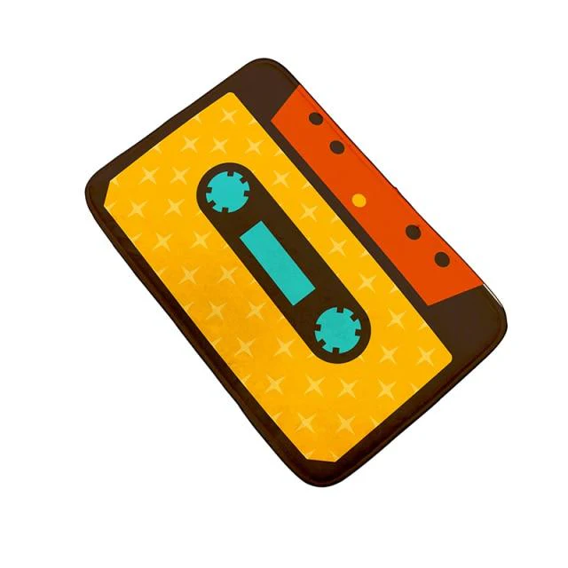 Retro Cassette Music Tape Floor Mat - Image 2