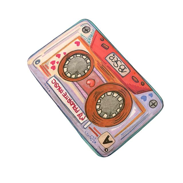 Retro Cassette Music Tape Floor Mat - Image 9