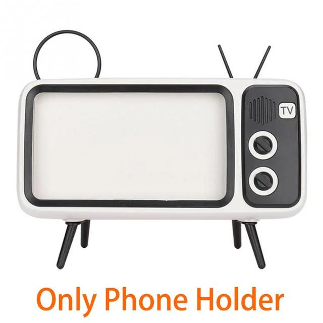 Retro Shape TV Bluetooth Speaker & Mobile Phone holder - Image 12