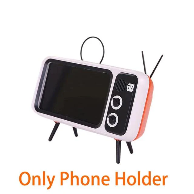 Retro Shape TV Bluetooth Speaker & Mobile Phone holder - Image 13
