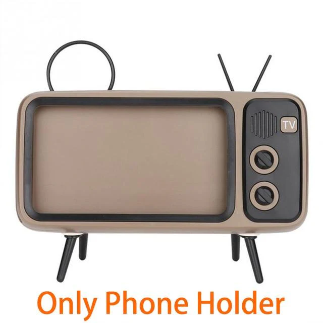 Retro Shape TV Bluetooth Speaker & Mobile Phone holder - Image 9