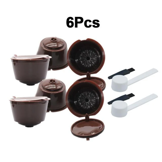Universal Reusable Coffee Capsule Pods (6pcs) - Image 2