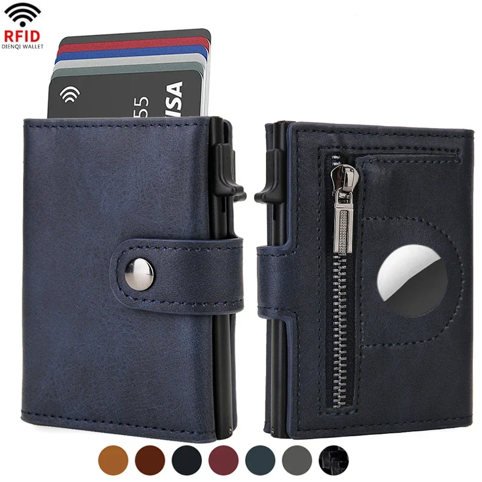 Maximum Carry RFID AirTag Wallet – Pop-Up Cards, Cash Compartment & Coin Pocket - Image 12