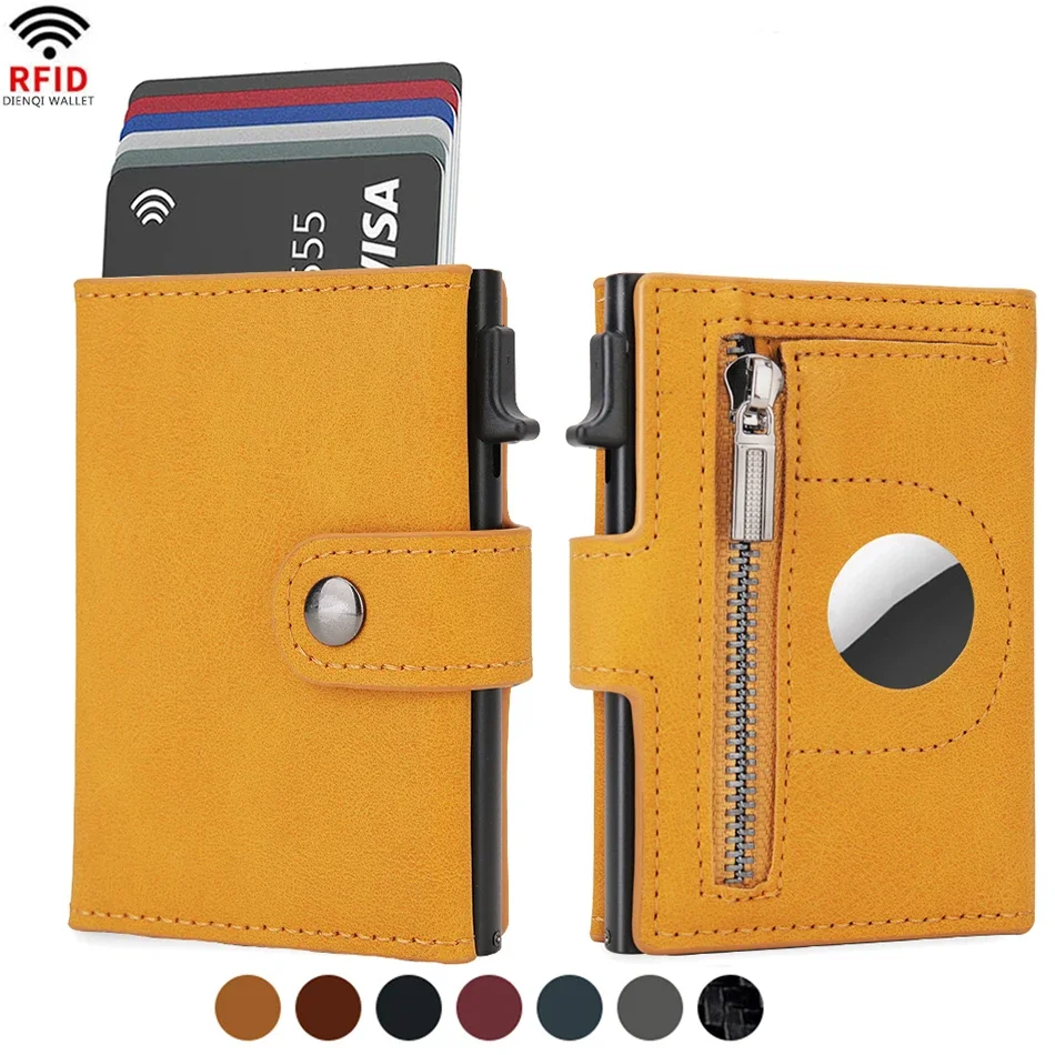 Maximum Carry RFID AirTag Wallet – Pop-Up Cards, Cash Compartment & Coin Pocket - Image 13
