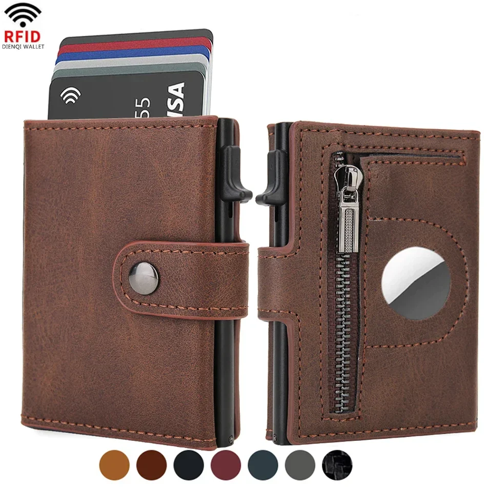 Maximum Carry RFID AirTag Wallet – Pop-Up Cards, Cash Compartment & Coin Pocket - Image 14