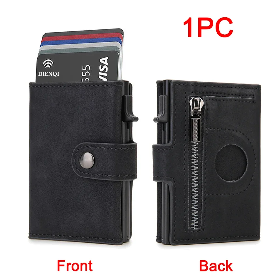 Maximum Carry RFID AirTag Wallet – Pop-Up Cards, Cash Compartment & Coin Pocket - Image 16