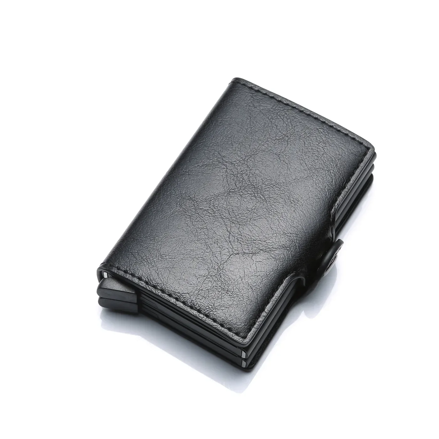 DoubleDeck 14 Cards Quick Pop-Up Access RFID Protection Mini Wallet - Image 25