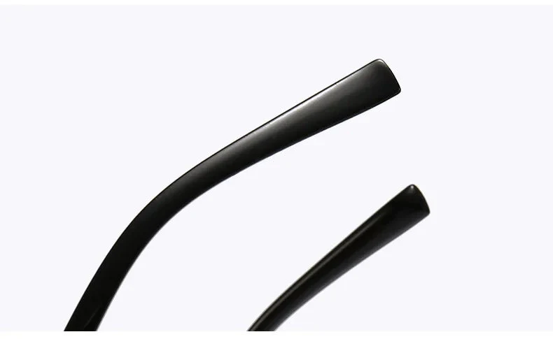 Modern Slim Rimless Impact-Resistant UV400 Lightweight Sunglasses - Image 12