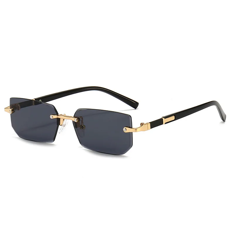 Modern Slim Rimless Impact-Resistant UV400 Lightweight Sunglasses - Image 21