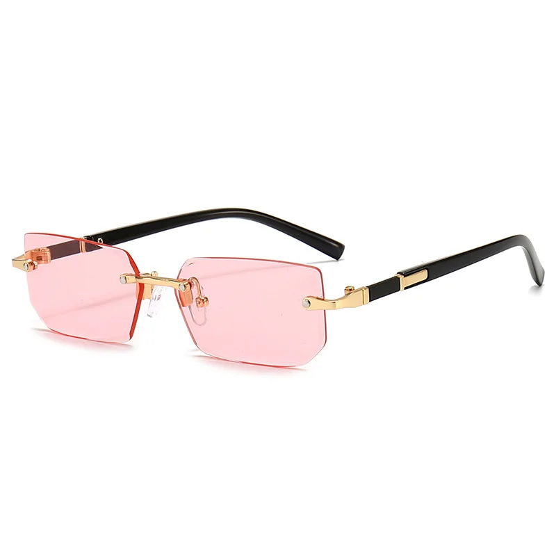 Modern Slim Rimless Impact-Resistant UV400 Lightweight Sunglasses - Image 22
