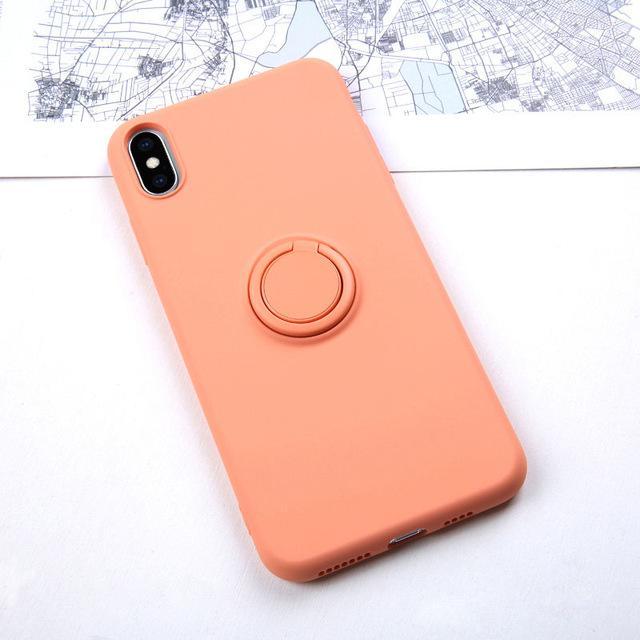 Ring Holder Silicone Case For iPhone - Image 10