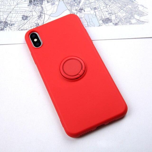 Ring Holder Silicone Case For iPhone - Image 6