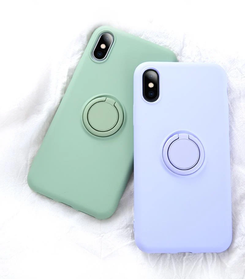 Ring Holder Silicone Case For iPhone - Image 9
