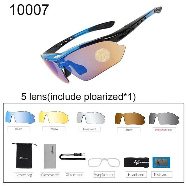 RockBros™ Unisex Outdoor Sporty Polarized Sunglasses set - Image 12