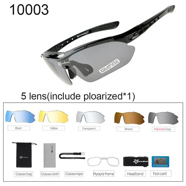 RockBros™ Unisex Outdoor Sporty Polarized Sunglasses set - Image 2