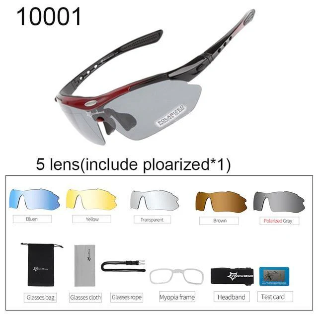 RockBros™ Unisex Outdoor Sporty Polarized Sunglasses set - Image 3