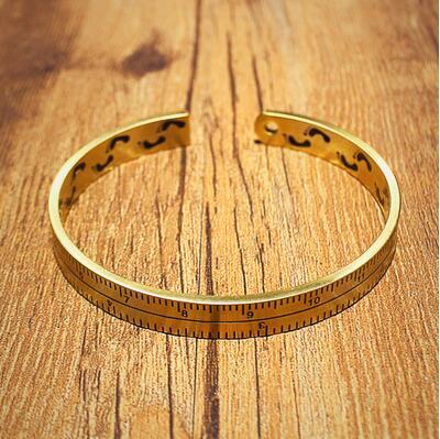 ROLO - Open Ruler Bracelet   316L Titanium Steel - Image 2