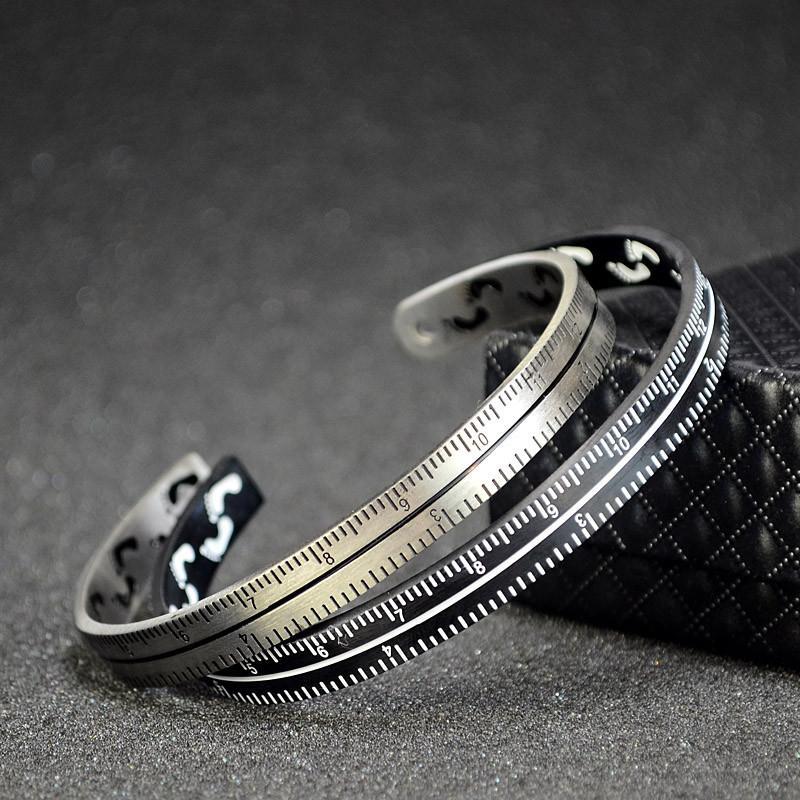 ROLO - Open Ruler Bracelet   316L Titanium Steel - Image 3