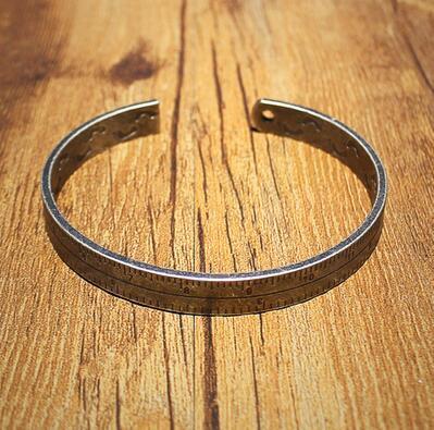 ROLO - Open Ruler Bracelet   316L Titanium Steel - Image 4