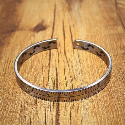ROLO - Open Ruler Bracelet   316L Titanium Steel - Image 5