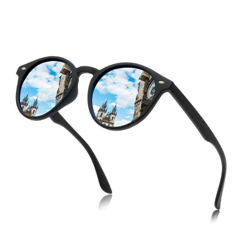 RetroRound Designer Polarized Driving Sunglasses UV400 - Image 2