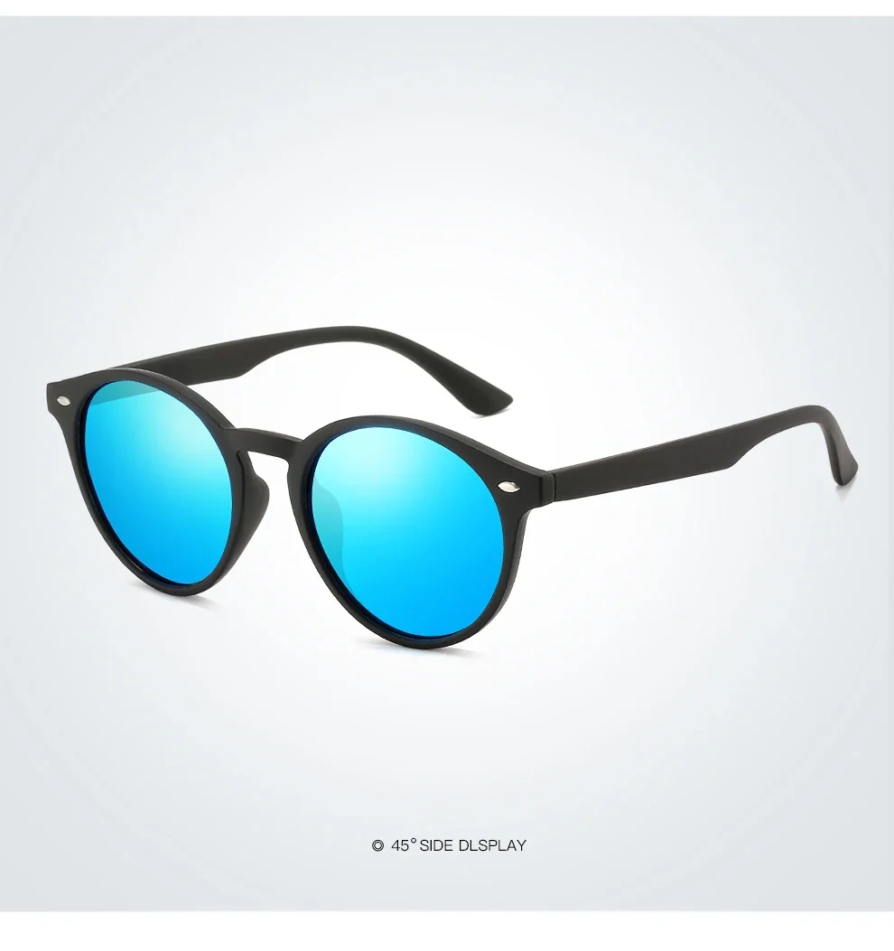 RetroRound Designer Polarized Driving Sunglasses UV400 - Image 21