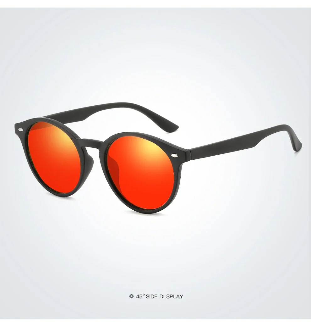 RetroRound Designer Polarized Driving Sunglasses UV400 - Image 23
