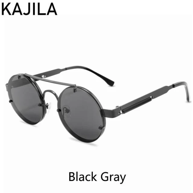 KAJILA™ Round Steampunk Sunglasses - Image 11
