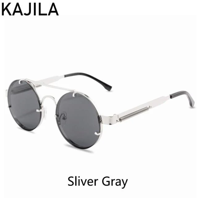 KAJILA™ Round Steampunk Sunglasses - Image 2