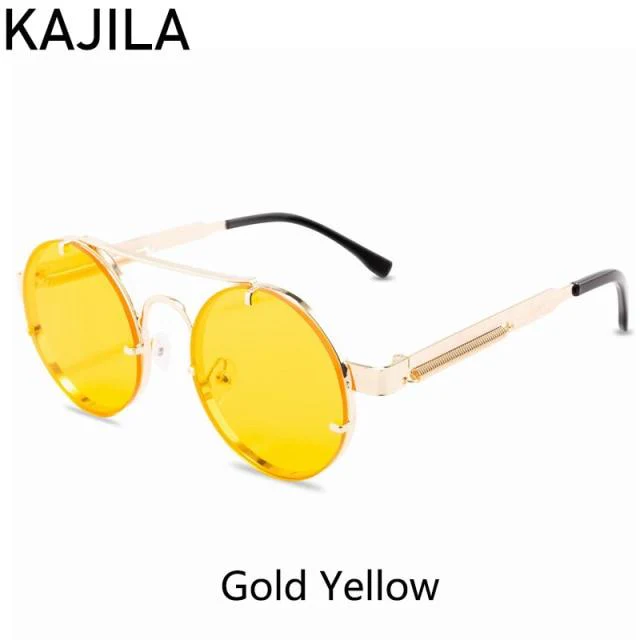 KAJILA™ Round Steampunk Sunglasses - Image 4