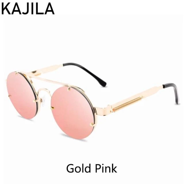 KAJILA™ Round Steampunk Sunglasses - Image 8
