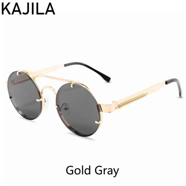 KAJILA™ Round Steampunk Sunglasses - Image 9