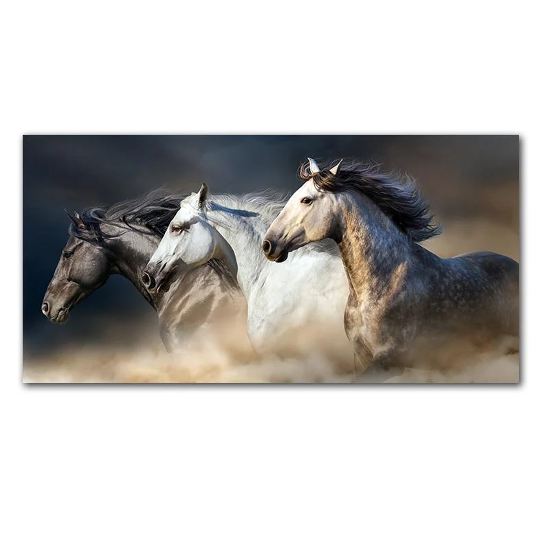 Running Horses Canvas Wall Art - Image 5