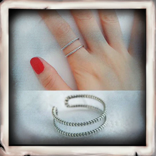 RUTH- Genuine Solid 100% 925 Sterling Silver Ring