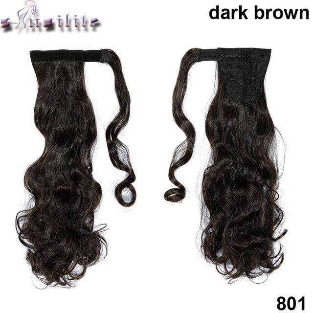 S-noilite™ Straight/Wavy 23" Ponytail Extension - Image 35