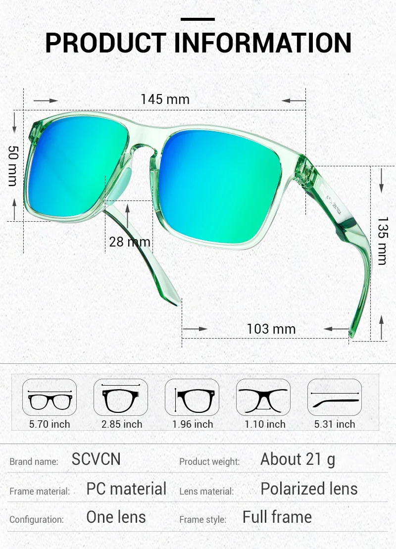 Featherlight Glare Reduction & Impact-Resistant Polarized UV400 Sunglasses - Image 19