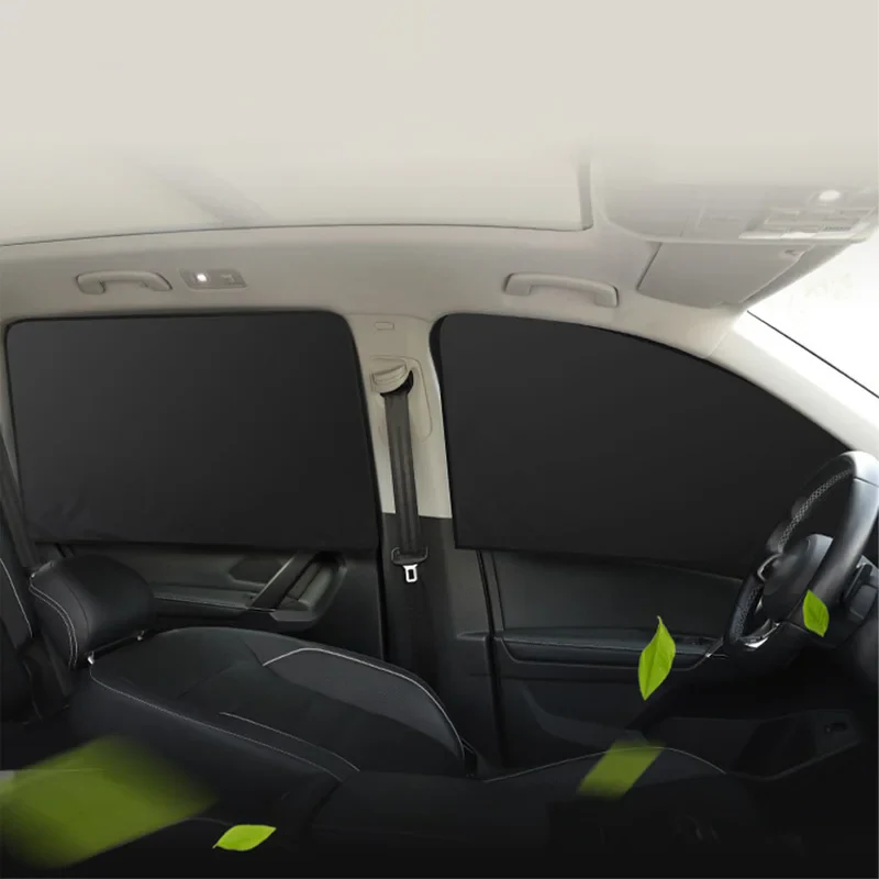Universal Car Side Window Sunshades- 100% UV Block with Rearview Gap & Window-Operable Design - Image 5