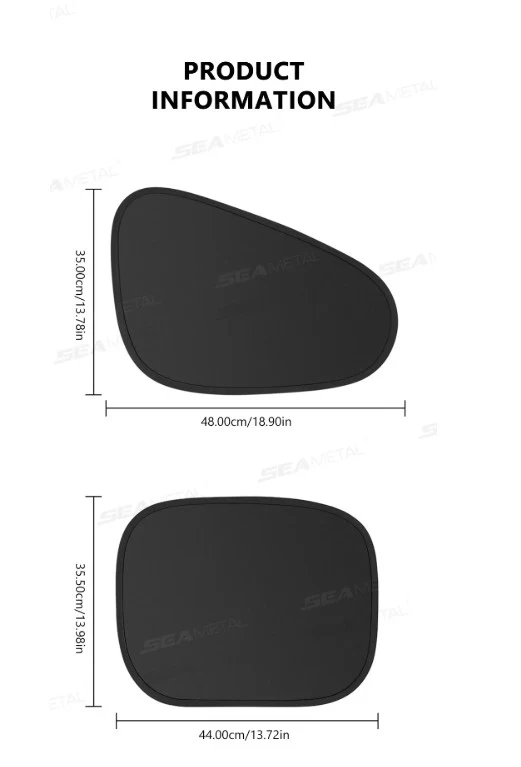 Glare Reduction & Skin Protection Electrostatic Car Window UV Blocking Sun Shade - Image 24