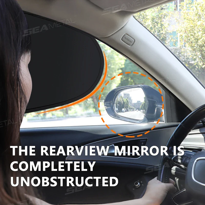 Glare Reduction & Skin Protection Electrostatic Car Window UV Blocking Sun Shade - Image 3