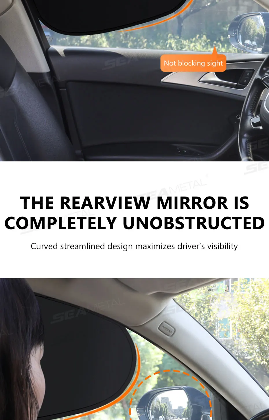 Glare Reduction & Skin Protection Electrostatic Car Window UV Blocking Sun Shade - Image 9