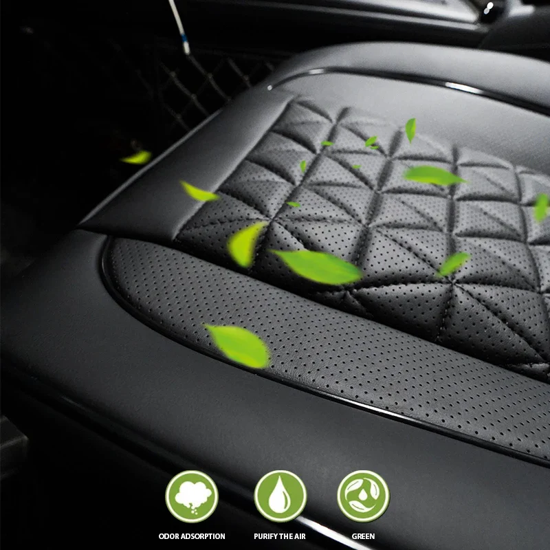 Deluxe PU Leather Car Seat Cover – Padded, Breathable & Universal Fit - Image 10